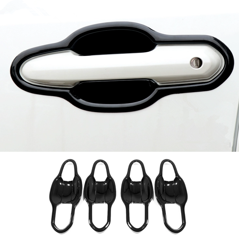 For Toyota RAV4 2019-2025 Bright black Side Door Handle Bowl Cover Trim - Image 5