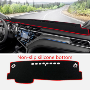 DASH COVER MAT DASHBOARD PAD FOR Toyota Camry 2018-2024 Red Accessories