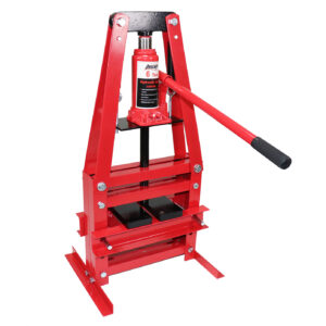 Dragway Tools 6-Ton Benchtop Hydraulic A-Frame Shop Press with Press Plates