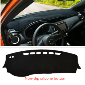 DashMat Dashboard Cover Dash Cover Mat Black 1pc For NISSAN KICKS 2017-2023