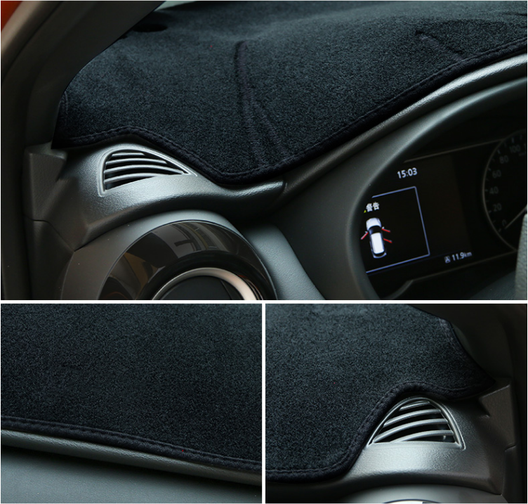 DashMat Dashboard Cover Dash Cover Mat Black 1pc For NISSAN KICKS 2017-2023 - Image 2