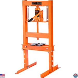 VEVOR 6 Ton Hydraulic Shop Press - Heavy-Duty H-Frame, 13000lbs Capacity, 4