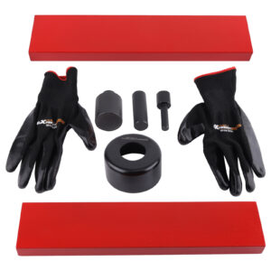 Hydraulic Shop Press Accessory Kit 50T with Press Plates & Punches 6PCS Set