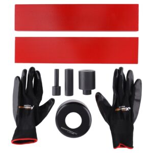 Hydraulic Shop Press Accessory Kit 50T W/ Press Plates Punches 6 Piece Set