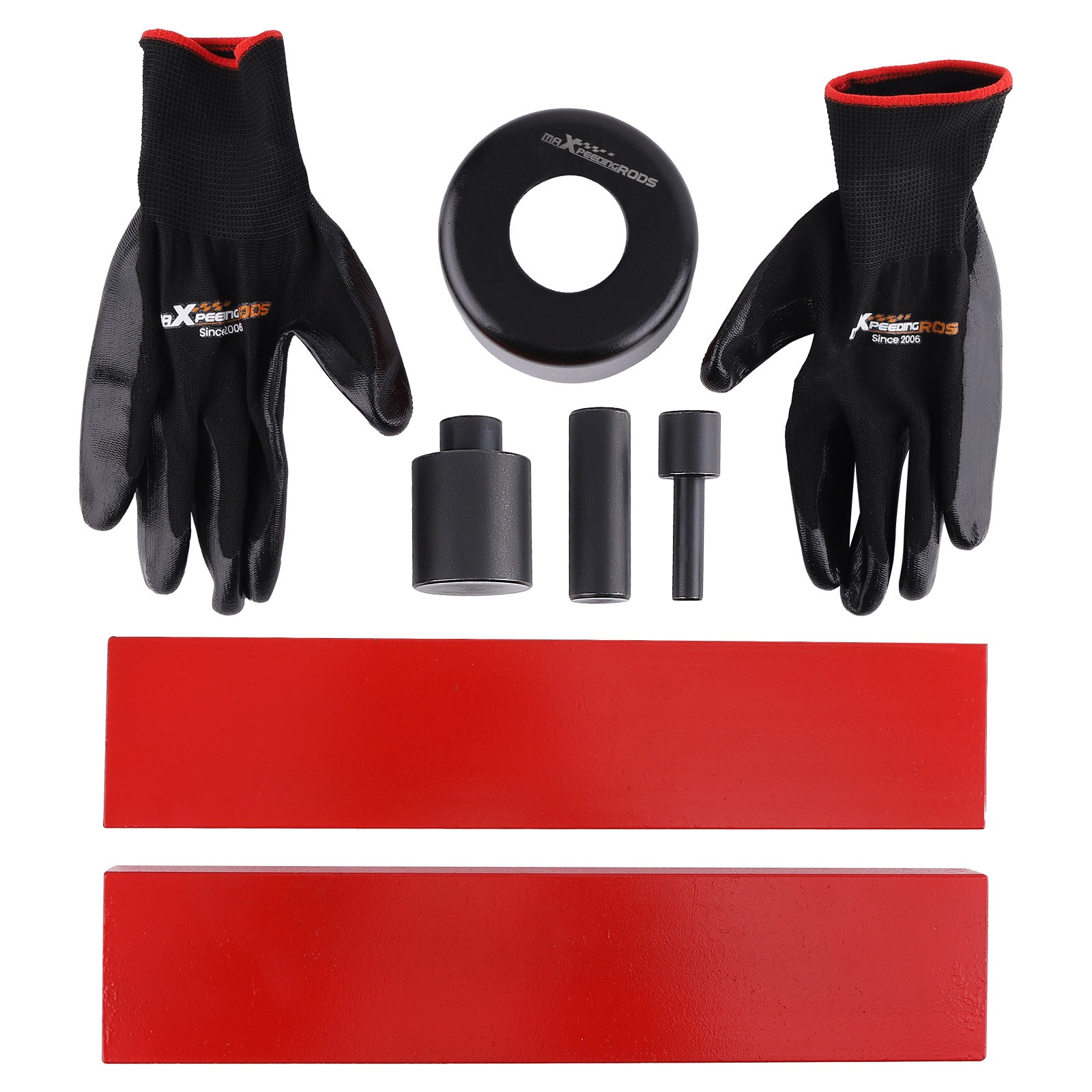 6-Piece Shop Press Kit for Presses up to 50 Tons with Press Plates & Punches - Image 3