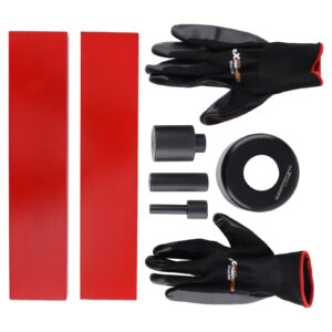 6-Piece Shop Press Kit for Presses up to 50 Tons with Press Plates & Punches