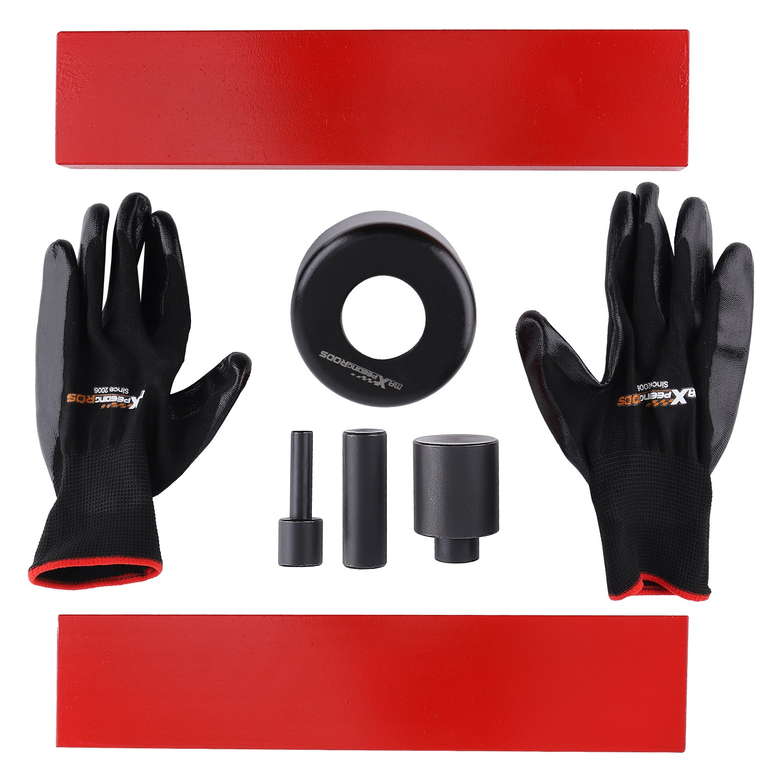 6-Piece Shop Press Kit for Presses up to 50 Tons with Press Plates & Punches - Image 4