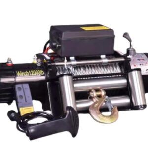Electric Winch Vehicle-Mounted Rope Winder Hoist 12V Automotive Towing Motor