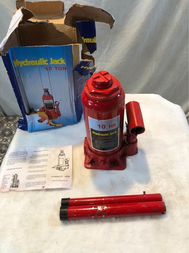 Hydraulic Bottle Jack 10 TON Low Profile Automotive Shop Axle Jack Hoist Lift
