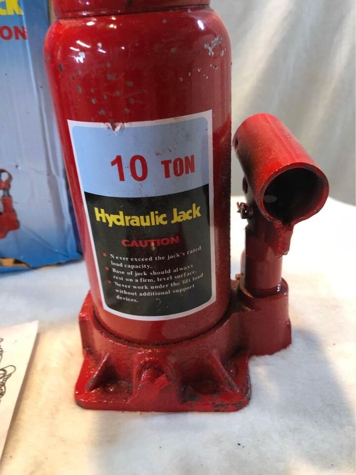Hydraulic Bottle Jack 10 TON Low Profile Automotive Shop Axle Jack Hoist Lift - Image 2