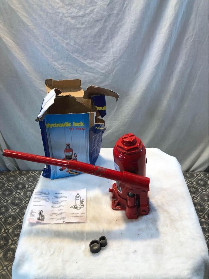 Hydraulic Bottle Jack 10 TON Low Profile Automotive Shop Axle Jack Hoist Lift - Image 5