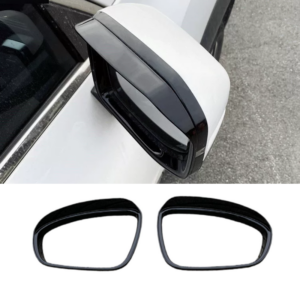 For Nissan Sentra 2020-2025 Bright black Rearview Mirror Rain Eyebrow Trim
