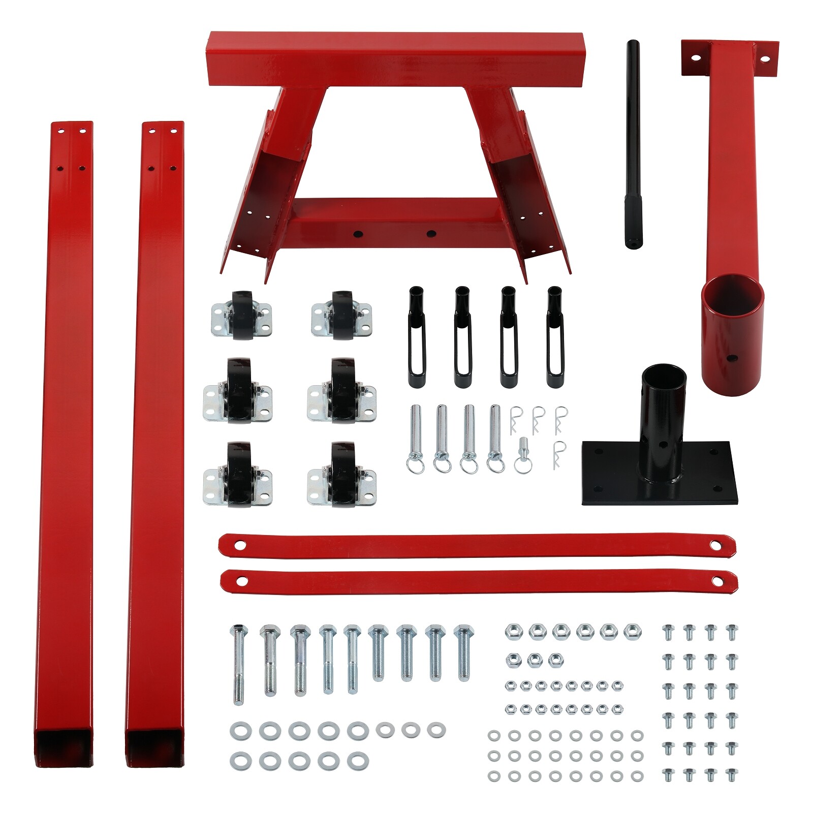 2000LBS Engine Stand Folding Motor Hoist Dolly Mover Auto Repair Jack - Image 2