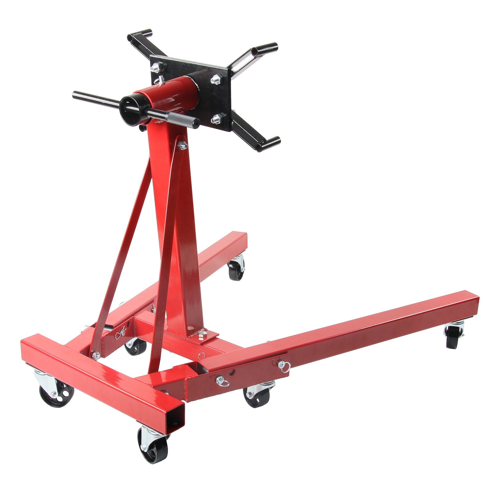 2000LBS Engine Stand Folding Motor Hoist Dolly Mover Auto Repair Jack - Image 5