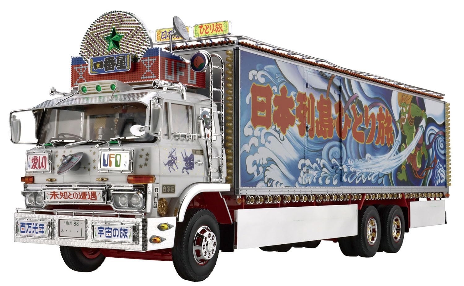 Aoshima 1/32 Truck Yaro Series No.3 IchibanBoshi Totsugeki Plastic Model kit Car