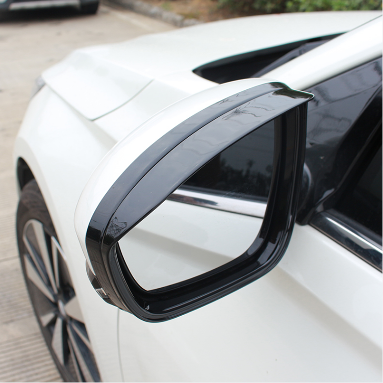 For Nissan Sentra 2020-2025 Bright black Rearview Mirror Rain Eyebrow Trim - Image 5