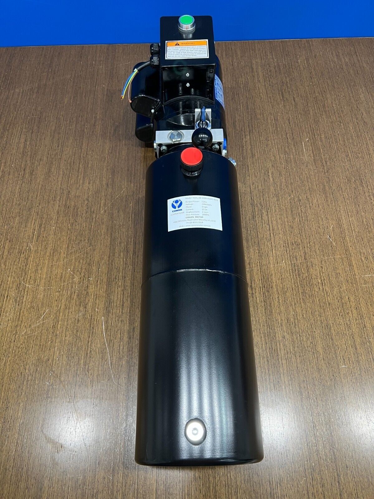 3PH 12L Vertical Hydraulic Power Unit Auto Hydraulic Pump Vehicle Car Hoist Lift - Image 3