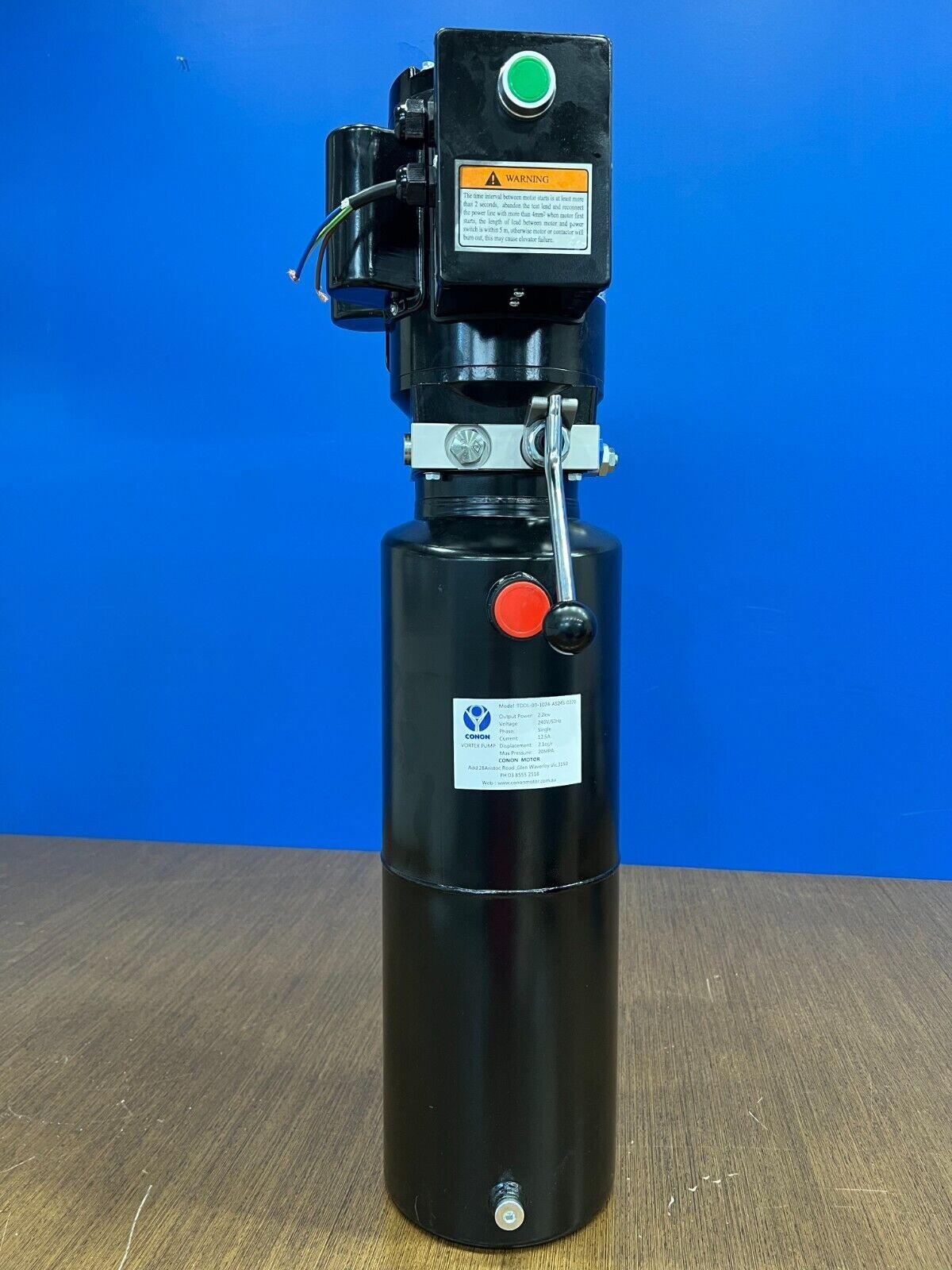 3PH 12L Vertical Hydraulic Power Unit Auto Hydraulic Pump Vehicle Car Hoist Lift - Image 4