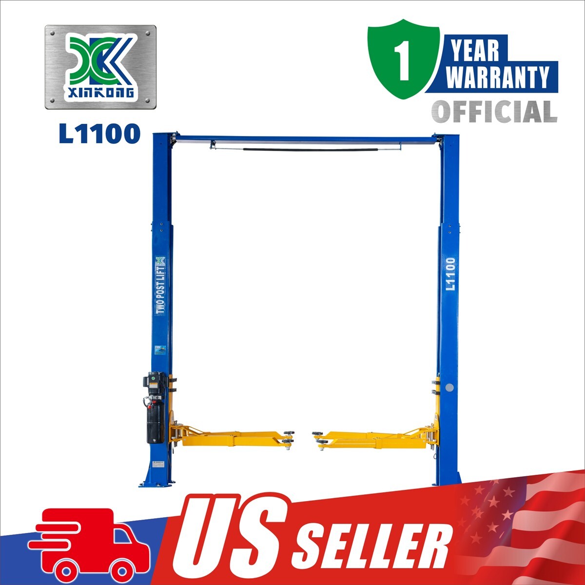 XK L1100 2 Post Lift 10,000lbs Two Post Lift Auto Lift Car Lift Hoist 220V Tools