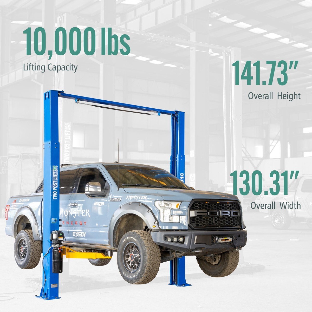XK L1100 2 Post Lift 10,000lbs Two Post Lift Auto Lift Car Lift Hoist 220V Tools - Image 4