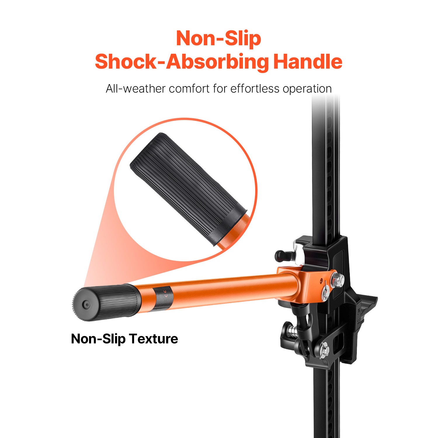 60" Off Road Farm Jack Hoist 7000 Lbs High Lift Tractor Vehicle's Winch - Image 5