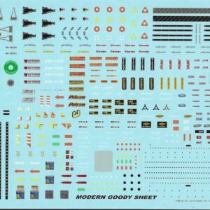 NASCAR DECAL 2019 & UP MODERN NASCAR GOODIES DETAIL SHEET 1/24-1/25