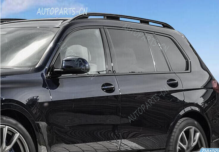 For BMW X7 G07 2019-2024 Black Stainless Steels Windows Sill Molding Strip Trim - Image 4