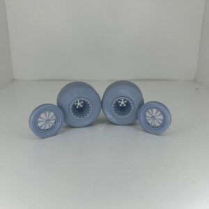 Weld Delta Drag Wheel Set 3D printed resin Like 36" BIG Slick Tires