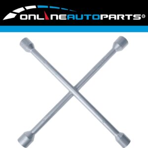 4 Way Wheel Brace Spanner Car Tyre Cross Nut Wrench Cross Rim 17/19/22mm + 13/16