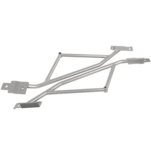 STEEDA 555-5754 Rear IRS Subframe Support Braces; For 15-19 Ford Mustang Coupe