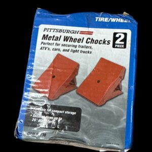 Pittsburgh Automotive Metal Wheel Chocks 2-Piece Set