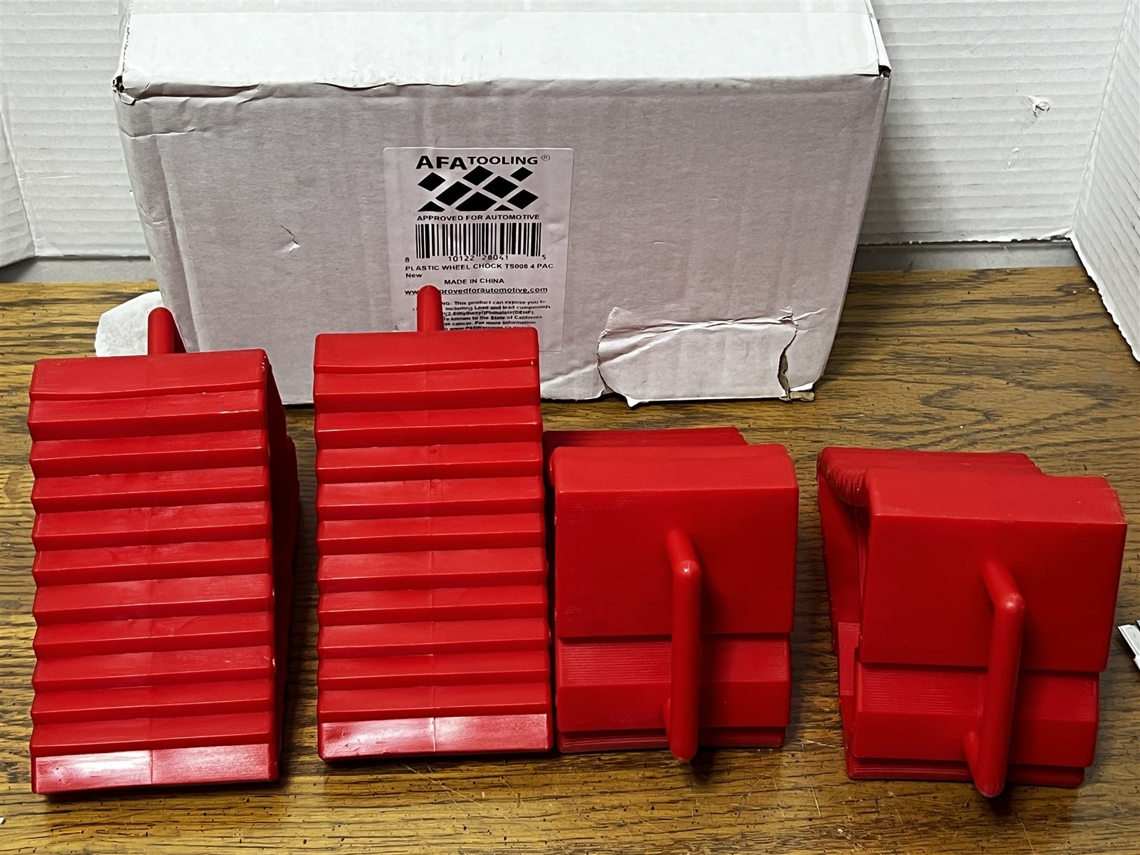 AFA Tooling Automotive,RV, Trailer Wheel Chock 4 Pack #TS008 - Image 2