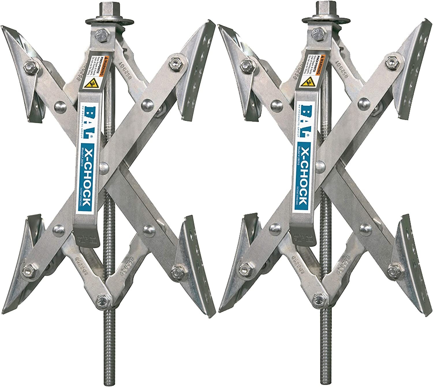 X-Chock Wheel Stabilizer - Pair - One Ratchet Wrench - BAL 28012