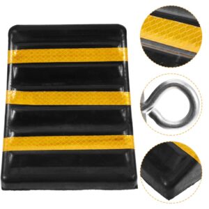 Wheel Blocks for Cars Trailer Stabilizer Heavy Duty Rubber Chocks