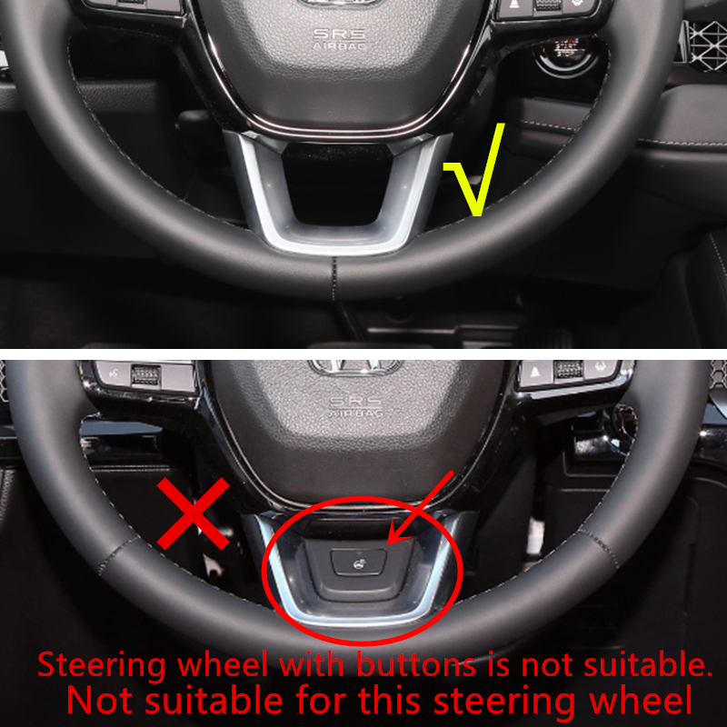 Car Steering Wheel Trim 1pcs ABS Bright black For Honda CRV CR-V 2023-2026 - Image 2