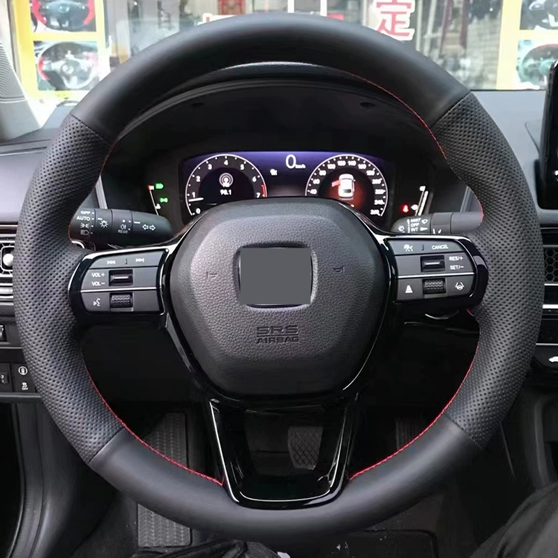 Car Steering Wheel Trim 1pcs ABS Bright black For Honda CRV CR-V 2023-2026 - Image 3