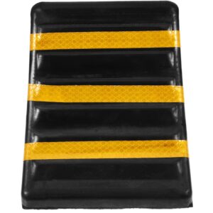 Heavy Duty Wheel Chock Rubber Portable Vehicle Tire Stopper Trailer Blocks