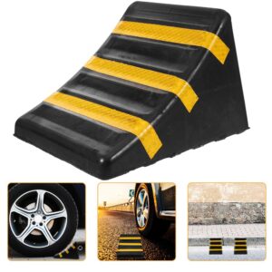 Heavy Duty Wheel Chock Rubber Stop Tire Block Trailer Stabilizer