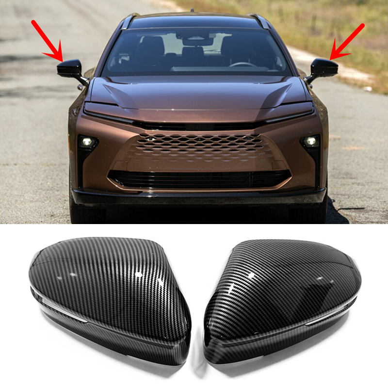 Carbon Fiber Rearview Mirror Cover Trim For Toyota Crown Signia 2025 2026