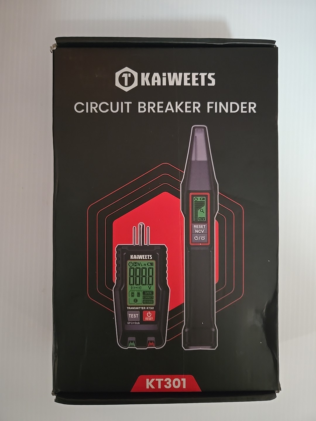 Herramienta trazadora de circuitos todo en uno con función LCD y de voltaje sin contacto - KT301-