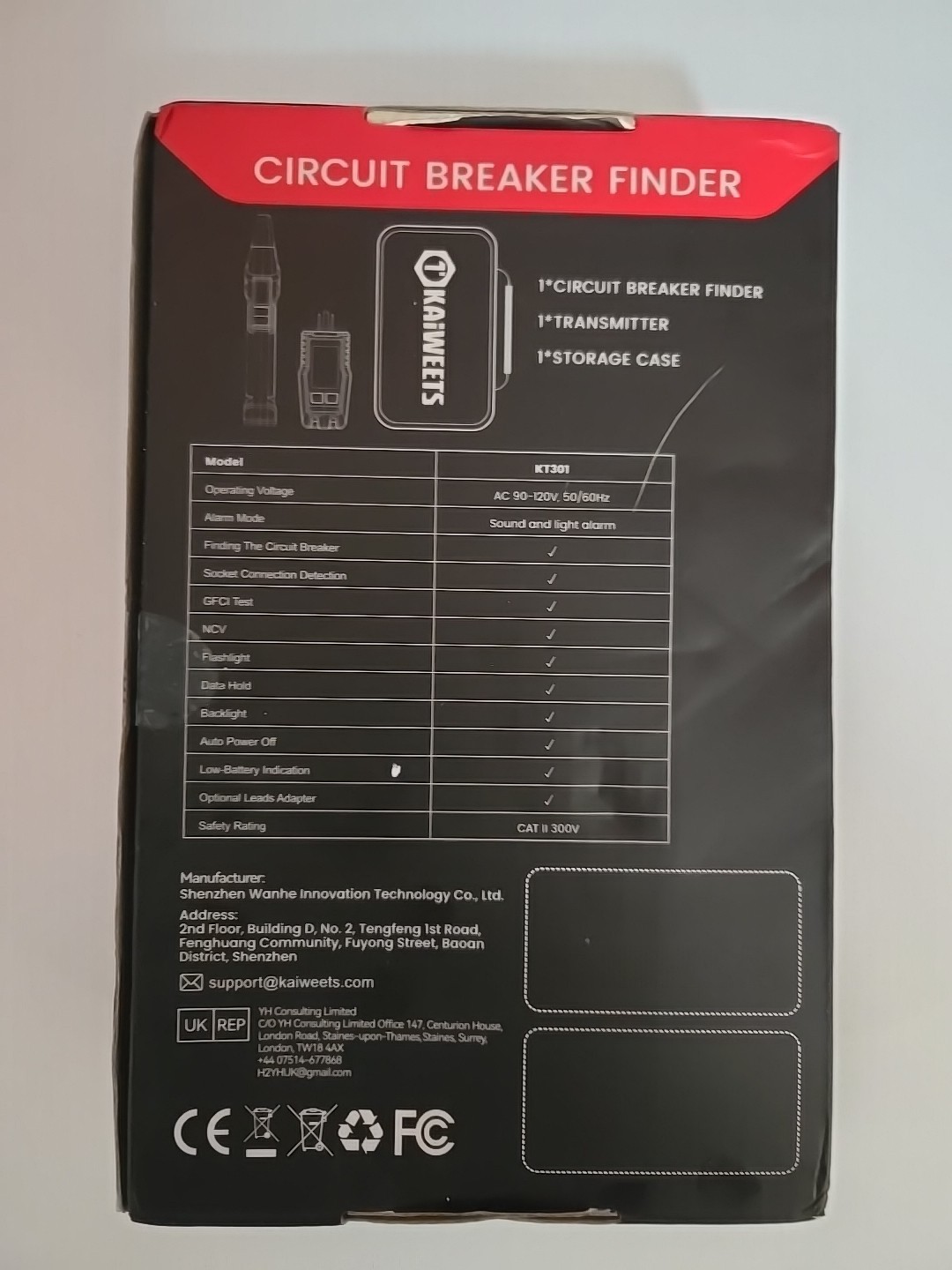 Herramienta trazadora de circuitos todo en uno con función LCD y de voltaje sin contacto - KT301- - Image 2