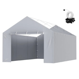 Carport Replacement Canopy Cover Side Wall 12 x 20 ft, Garage Tent Shelter Tarp