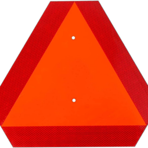 Reflective Slow Moving Vehicle Safety Triangle Sign for Golf Carts and Tractors