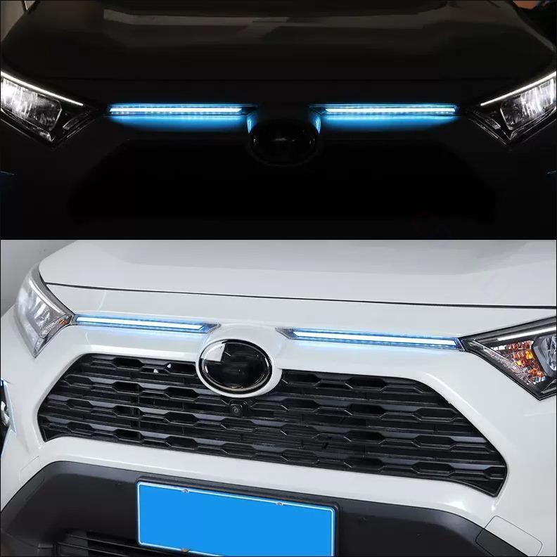 LED DRL Daytime Running Light Car Hood Kit For 2019-2024 Toyota RAV4 Accessories - Image 2