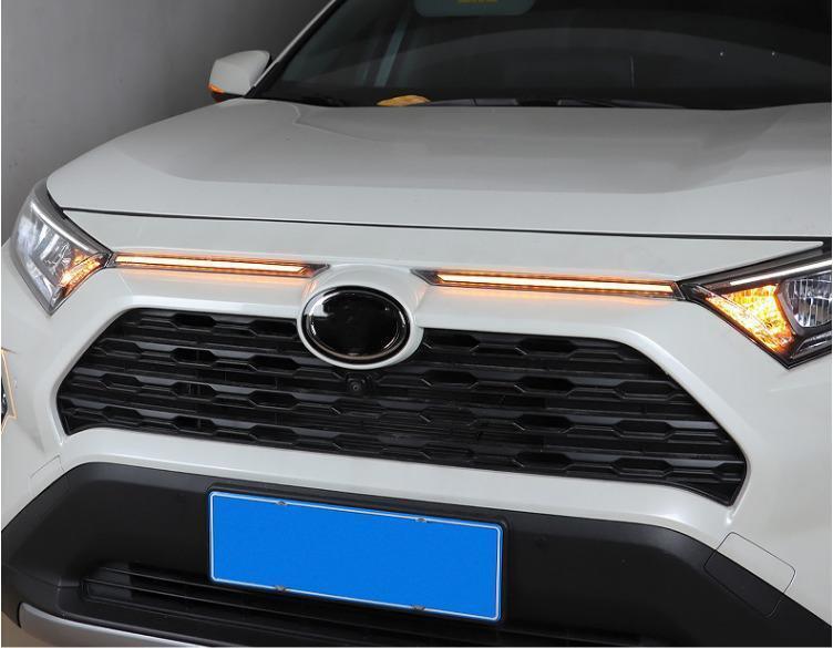 LED DRL Daytime Running Light Car Hood Kit For 2019-2024 Toyota RAV4 Accessories - Image 4