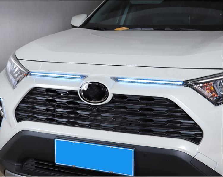 LED DRL Daytime Running Light Car Hood Kit For 2019-2024 Toyota RAV4 Accessories - Image 5