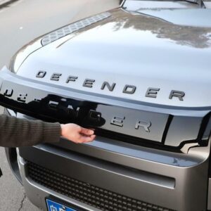 For Land Rover Defender 2020-2025 Black Hood Sand Guard Protection Cover Trim
