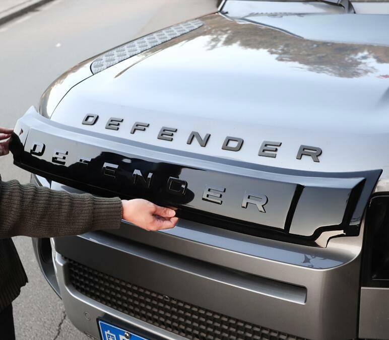 For Land Rover Defender 2020-2025 Black Hood Sand Guard Protection Cover Trim