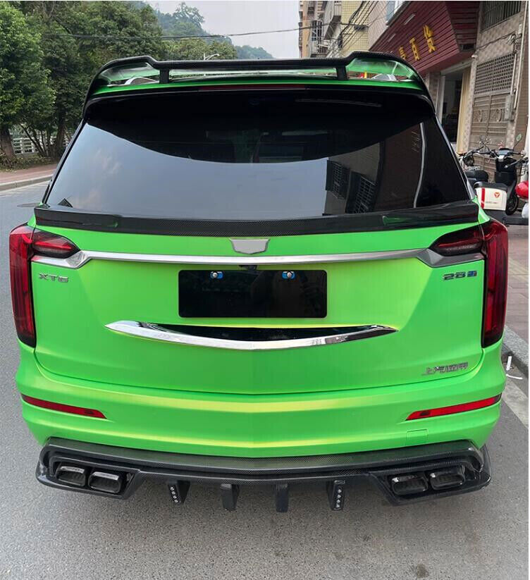 Chrome ABS Rear Tailgate Trunk Decor Strip Trim Cover For Cadillac XT6 21-2024 A
