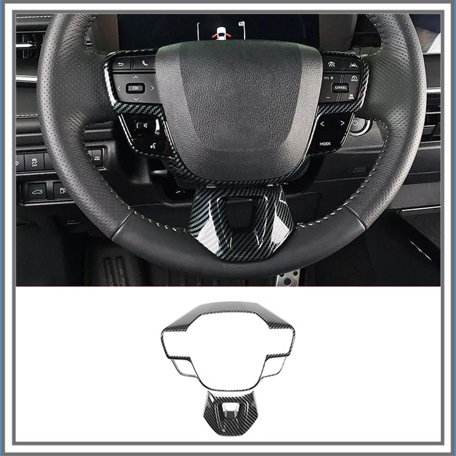 For Toyota Camry 2025 2026 Hood Accessories Steering Wheel Trim ABS Carbon fiber - Image 2
